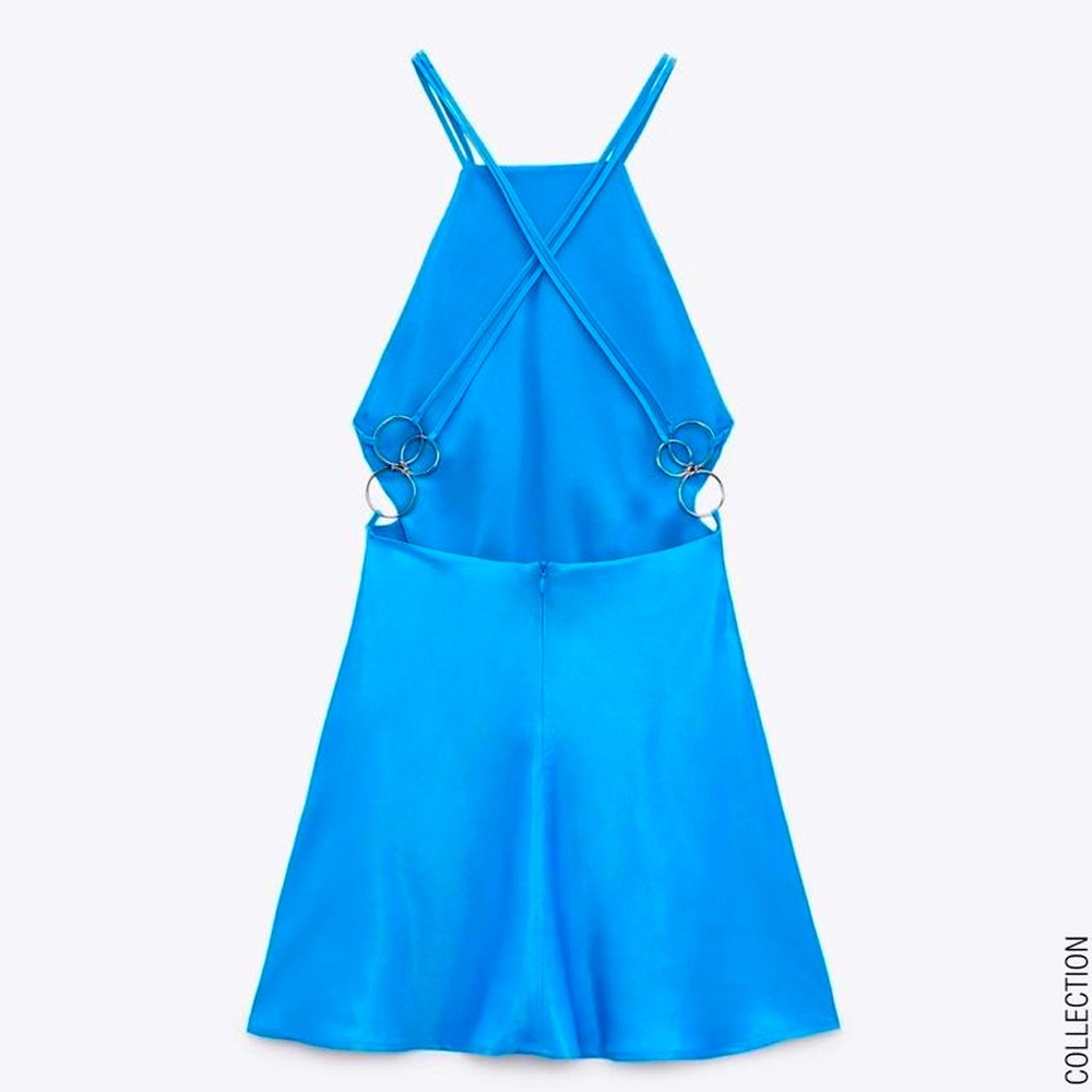 NWOT - Zara Open-Back Mini Dress